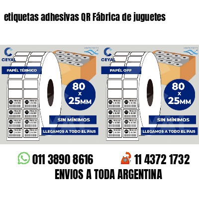 etiquetas adhesivas QR Fábrica de juguetes