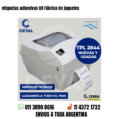 etiquetas adhesivas QR Fábrica de juguetes