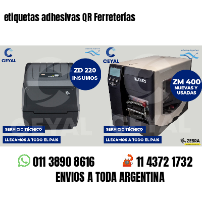 etiquetas adhesivas QR Ferreterías