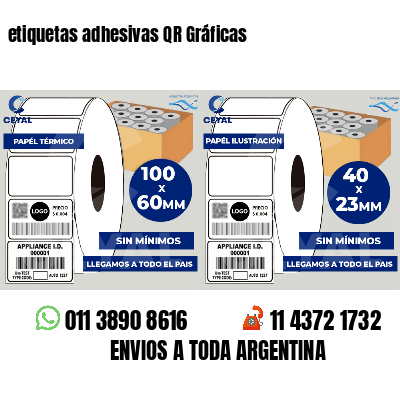 etiquetas adhesivas QR Gráficas