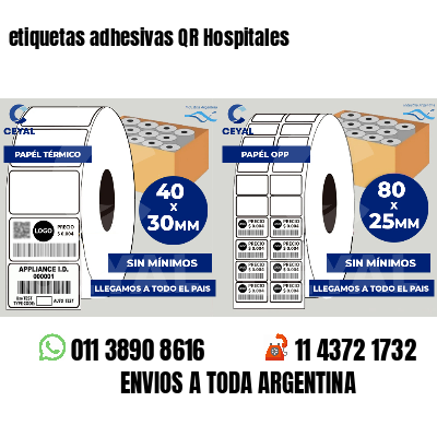 etiquetas adhesivas QR Hospitales