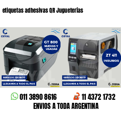 etiquetas adhesivas QR Jugueterías