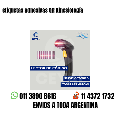 etiquetas adhesivas QR Kinesiología