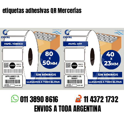 etiquetas adhesivas QR Mercerías