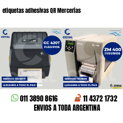 etiquetas adhesivas QR Mercerías