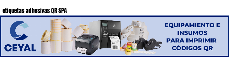 etiquetas adhesivas QR SPA