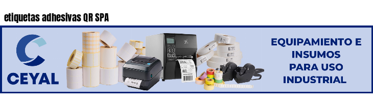 etiquetas adhesivas QR SPA