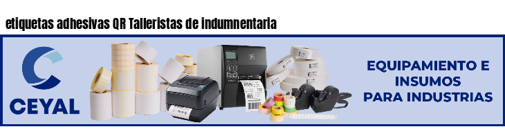 etiquetas adhesivas QR Talleristas de indumnentaria