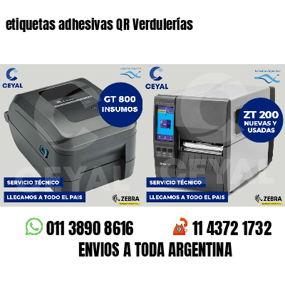 etiquetas adhesivas QR Verdulerías