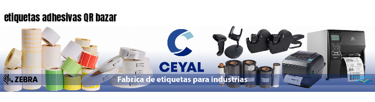 etiquetas adhesivas QR bazar