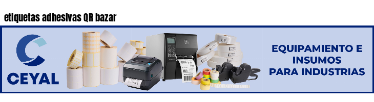 etiquetas adhesivas QR bazar