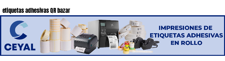 etiquetas adhesivas QR bazar