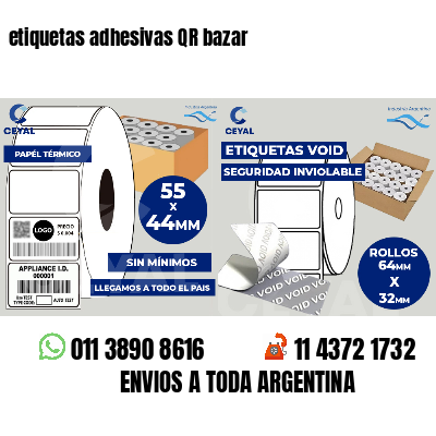 etiquetas adhesivas QR bazar