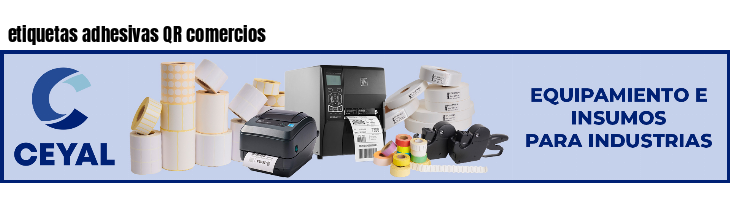 etiquetas adhesivas QR comercios