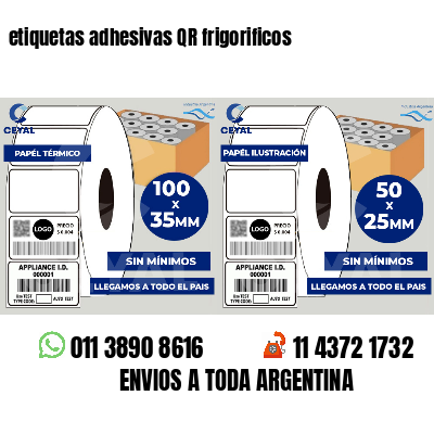 etiquetas adhesivas QR frigorificos