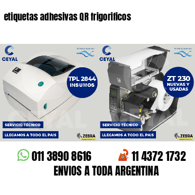 etiquetas adhesivas QR frigorificos