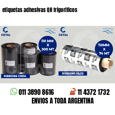 etiquetas adhesivas QR frigorificos