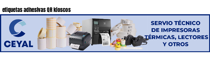 etiquetas adhesivas QR kioscos