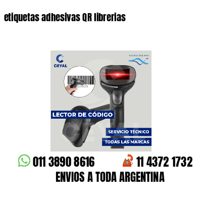 etiquetas adhesivas QR librerias