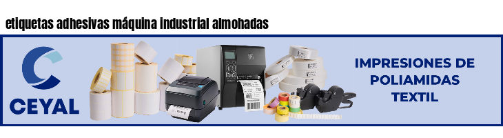etiquetas adhesivas máquina industrial almohadas