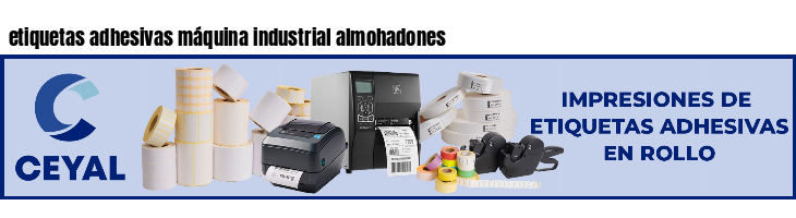 etiquetas adhesivas máquina industrial almohadones