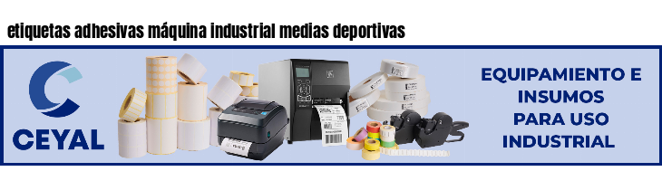 etiquetas adhesivas máquina industrial medias deportivas