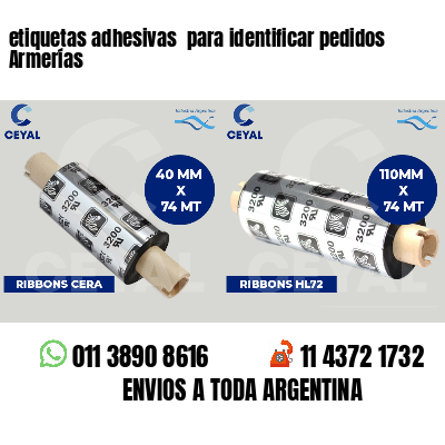 etiquetas adhesivas para identificar pedidos Armerías