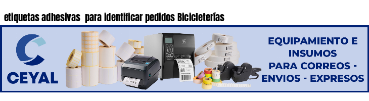 etiquetas adhesivas para identificar pedidos Bicicleterías