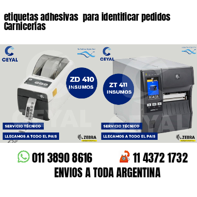 etiquetas adhesivas  para identificar pedidos Carnicerías