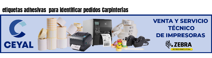 etiquetas adhesivas para identificar pedidos Carpinterías