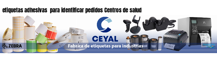 etiquetas adhesivas para identificar pedidos Centros de salud