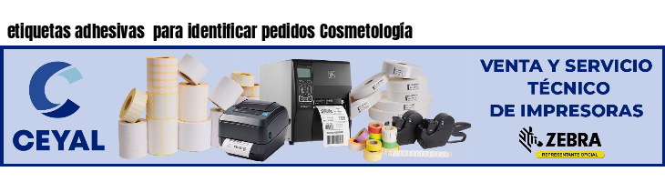 etiquetas adhesivas  para identificar pedidos Cosmetología