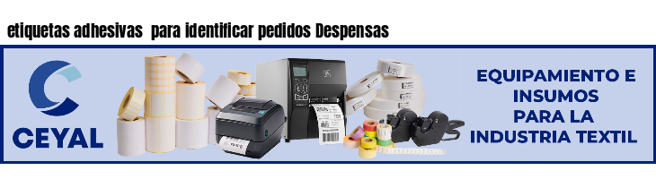 etiquetas adhesivas para identificar pedidos Despensas