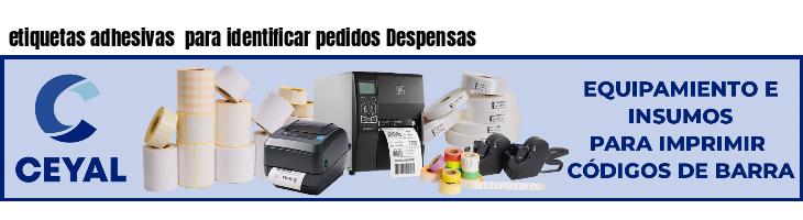 etiquetas adhesivas  para identificar pedidos Despensas