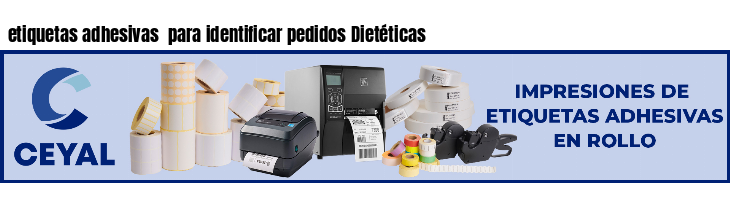 etiquetas adhesivas  para identificar pedidos Dietéticas