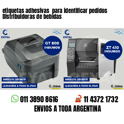 etiquetas adhesivas para identificar pedidos Distribuidoras de bebidas