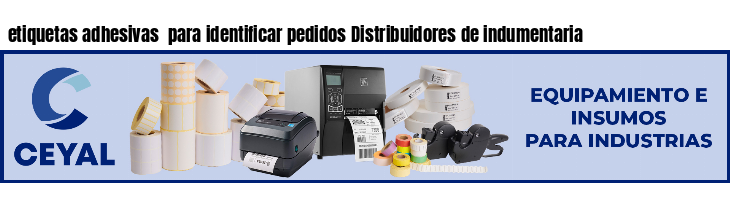 etiquetas adhesivas para identificar pedidos Distribuidores de indumentaria