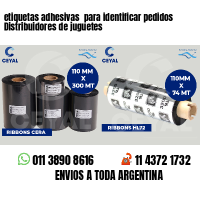 etiquetas adhesivas  para identificar pedidos Distribuidores de juguetes
