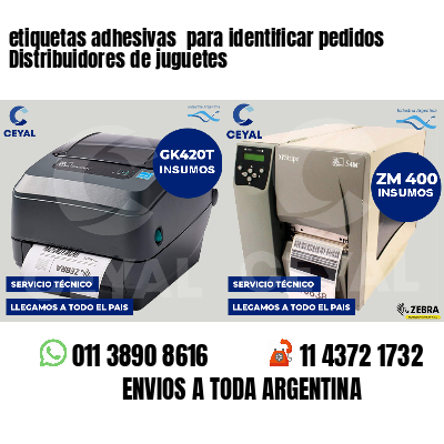 etiquetas adhesivas  para identificar pedidos Distribuidores de juguetes