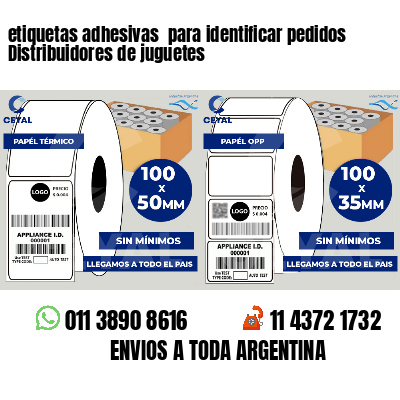 etiquetas adhesivas  para identificar pedidos Distribuidores de juguetes