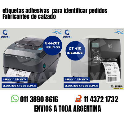 etiquetas adhesivas  para identificar pedidos Fabricantes de calzado