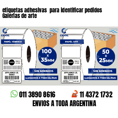 etiquetas adhesivas para identificar pedidos Galerías de arte
