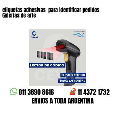 etiquetas adhesivas para identificar pedidos Galerías de arte