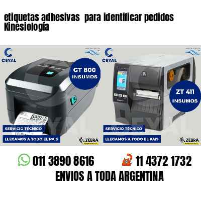 etiquetas adhesivas  para identificar pedidos Kinesiología
