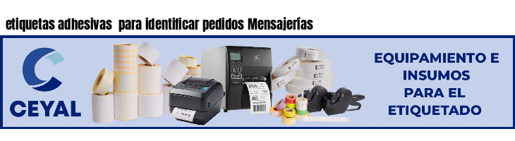 etiquetas adhesivas para identificar pedidos Mensajerías