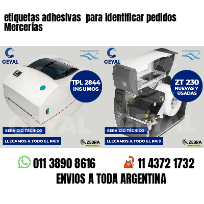 etiquetas adhesivas  para identificar pedidos Mercerías