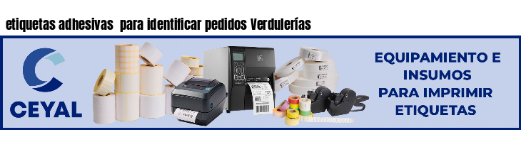 etiquetas adhesivas para identificar pedidos Verdulerías