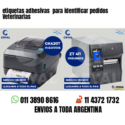 etiquetas adhesivas para identificar pedidos Veterinarias