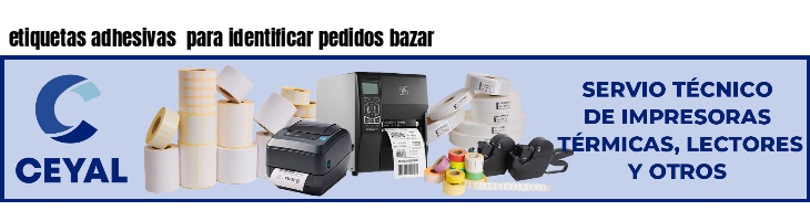 etiquetas adhesivas  para identificar pedidos bazar