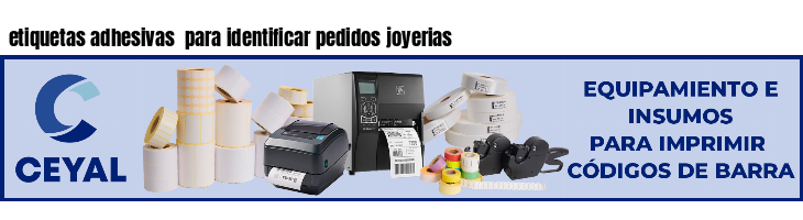 etiquetas adhesivas para identificar pedidos joyerias